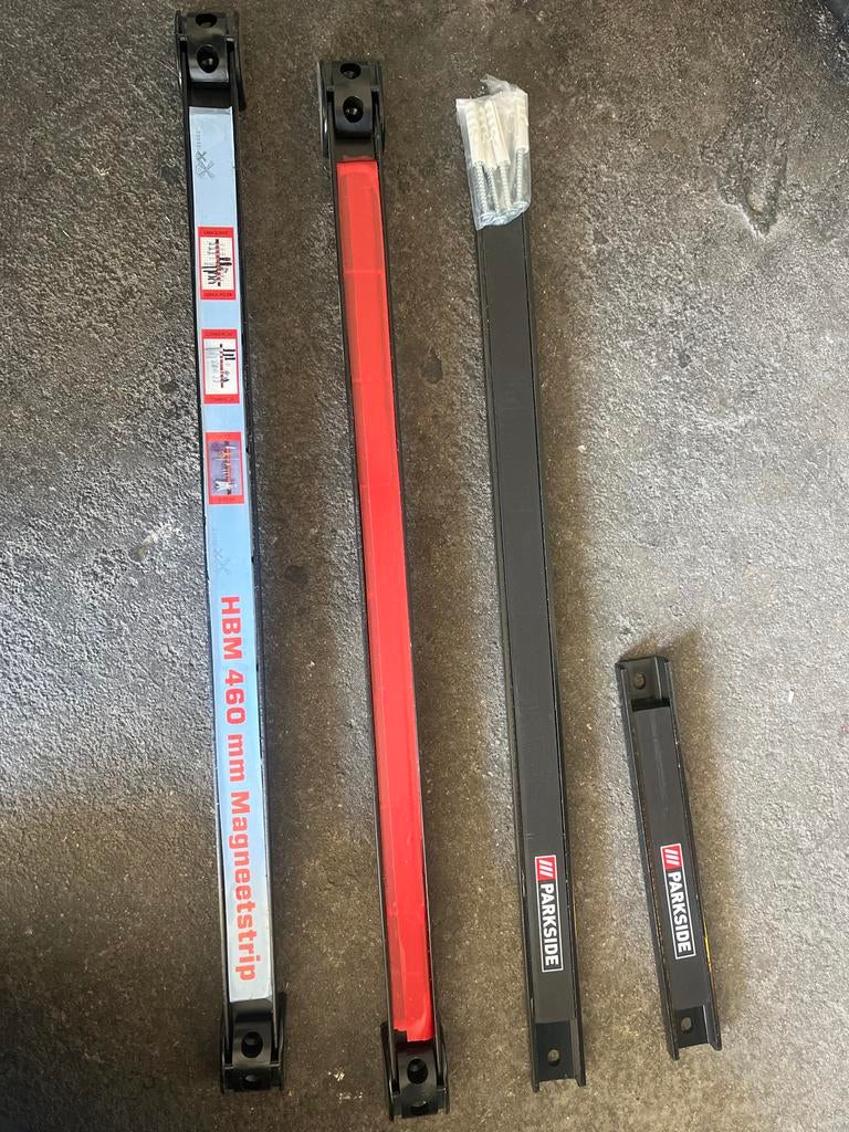 Magneetstrips voor gereedschap - HBM en Parkside, Ophalen, Gebruikt