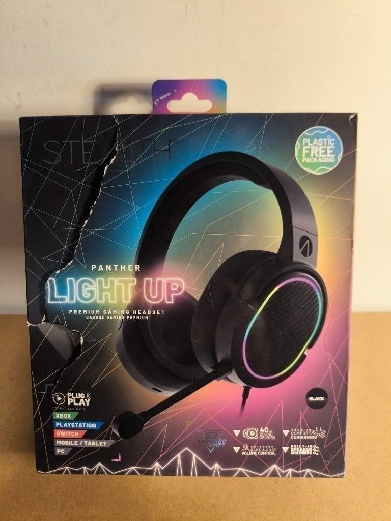Stealth Panther Light Up Premium Gaming Headset, Ophalen of Verzenden, Gaming headset, Nieuw