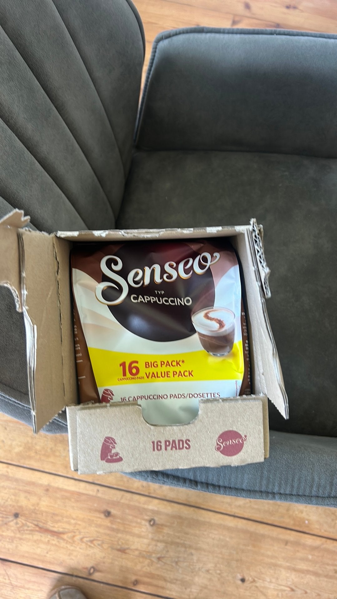 Diverse senseo pads ongeopend, Ophalen