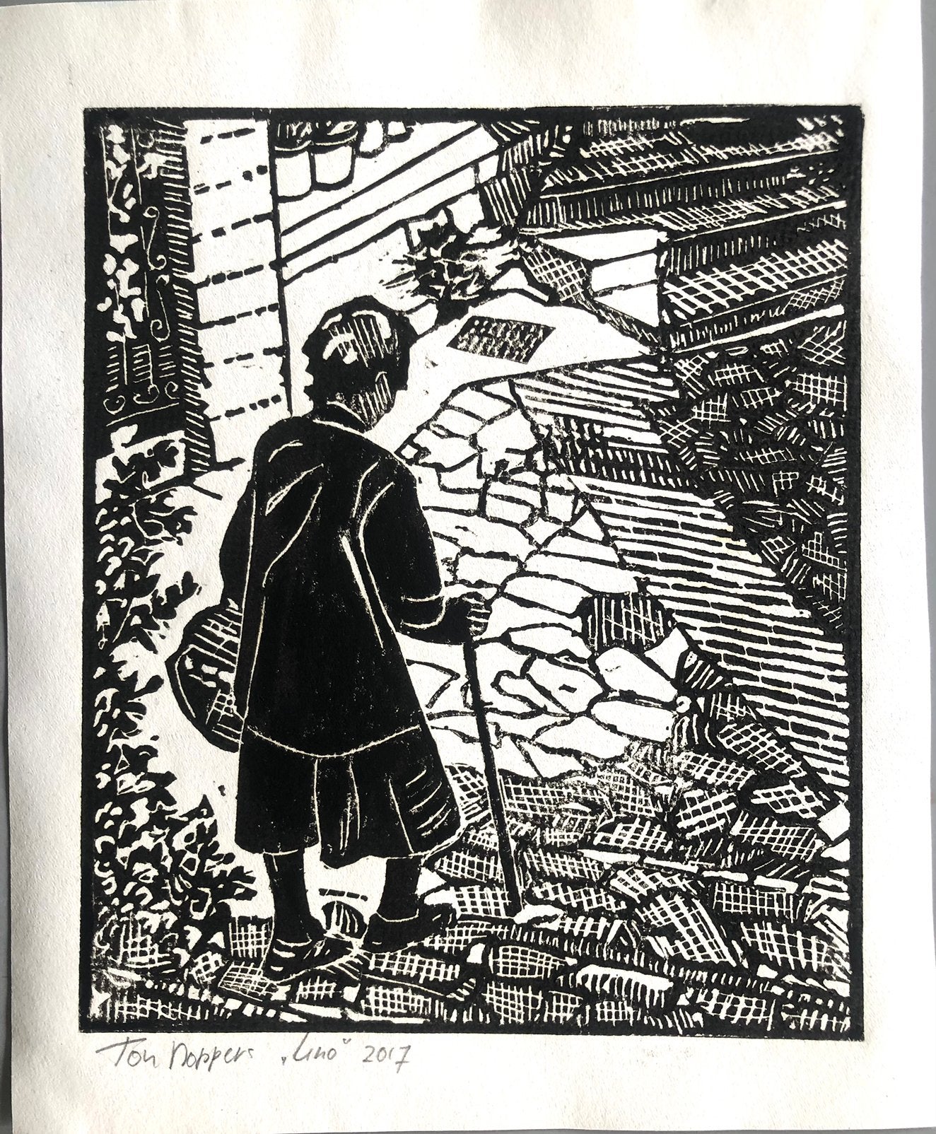 Lino “Griekenland”, Ophalen of Verzenden