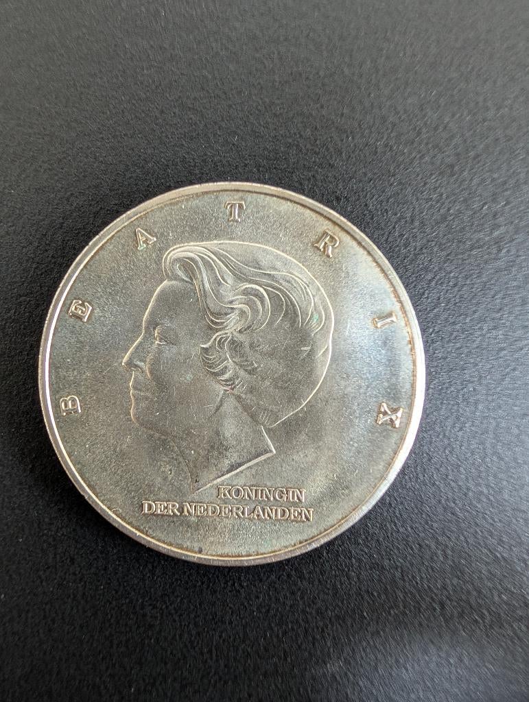 Herdenkingsmunt 10 gulden European Recovery Program 1997, Postzegels en Munten, Munten | Nederland, Ophalen of Verzenden, Koningin Beatrix