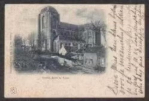 Veere Zeeland Groote Kerk 1900., Ophalen of Verzenden, Voor 1920, Gelopen, Zeeland