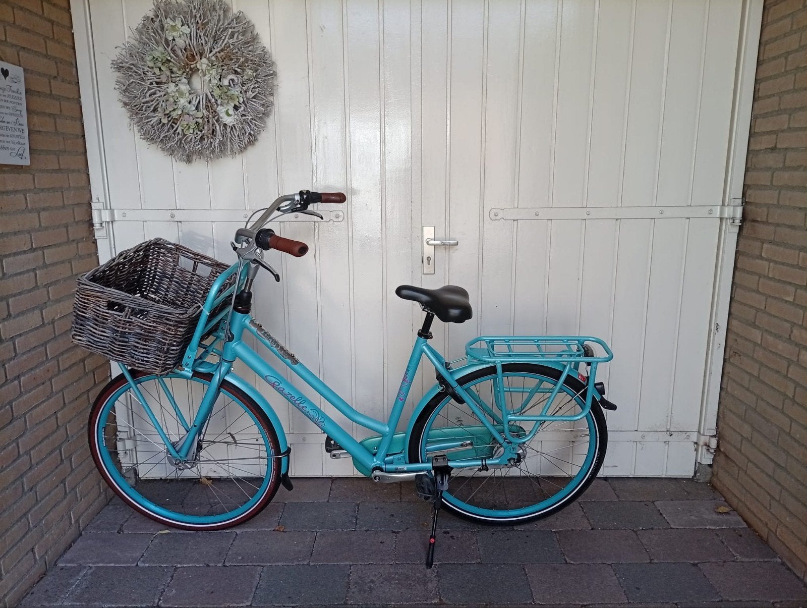Gazelle Miss Grace damesfiets met mand, Fietsen en Brommers, Fietsen | Dames | Damesfietsen, Ophalen, Gebruikt, Gazelle