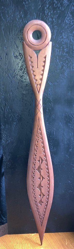 Surinaamse Marron-pagaai (Padi) 88,5 cm, Verzenden