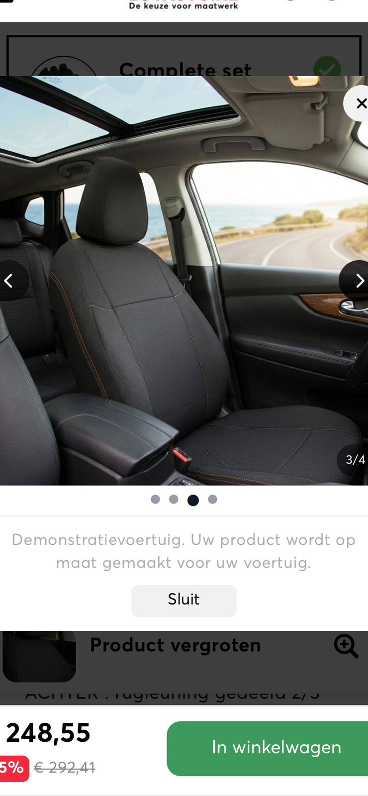 Autostoelhoesen Toyota CHR 2019-2023! Nieuw!, Ophalen of Verzenden, Nieuw, Toyota
