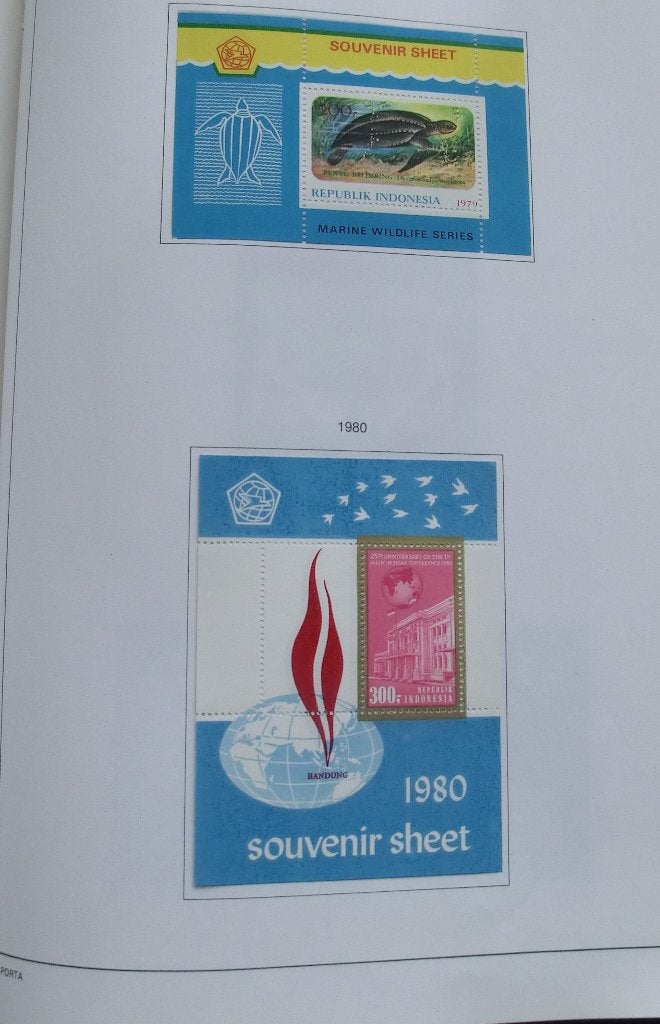 Deelverzameling Indonesië in Holland album (2), lees, Postzegels en Munten, Postzegels | Volle albums en Verzamelingen, Buitenland