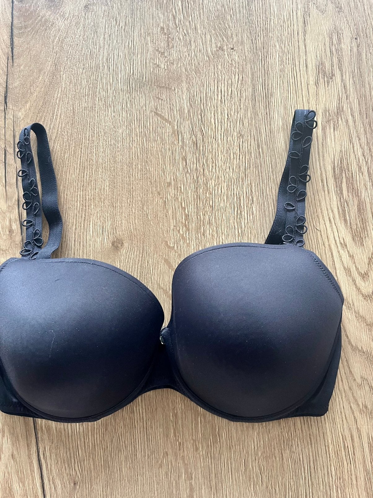 Prima donna 85E voorgevormd zwart satin de luxe, Verzenden, Zwart, BH