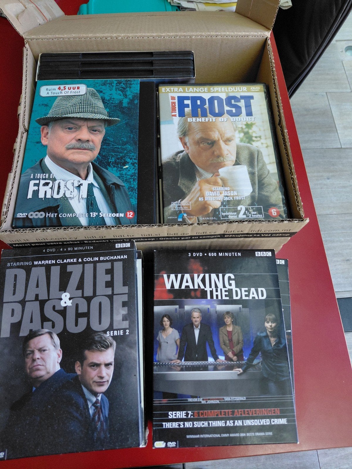 Krimi DVD Boxen: Midsomer Murders, Frost, Dalziel & Pascoe, Gebruikt, Nederlands, Duits, Ophalen of Verzenden