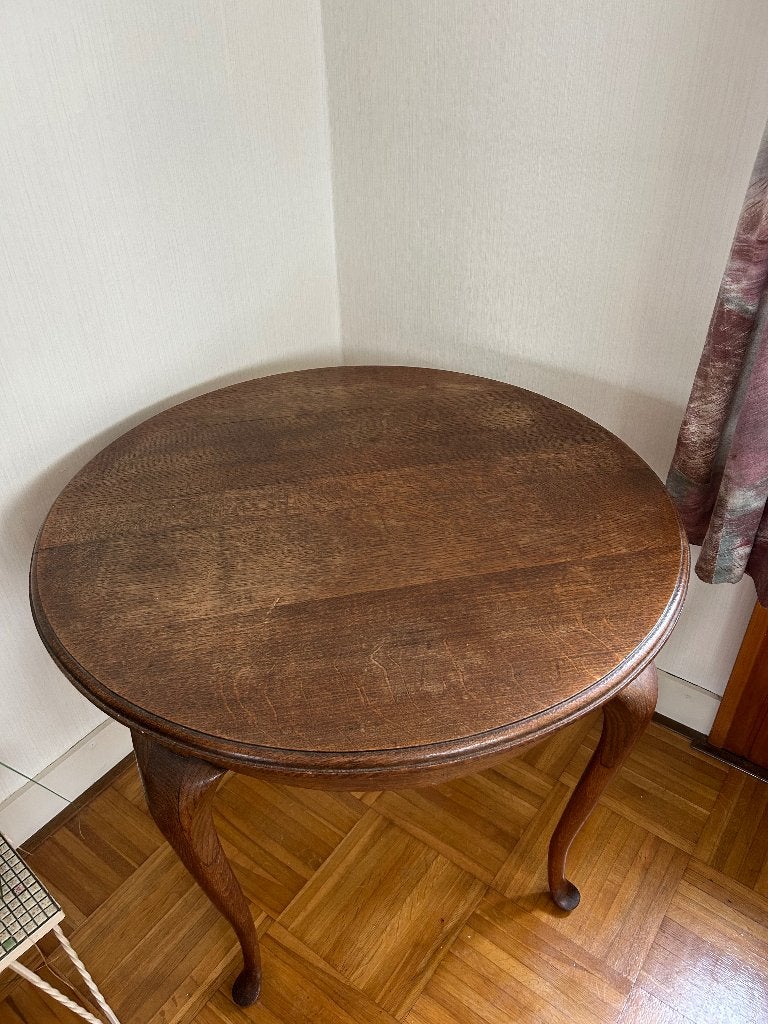 Ronde tafel 79 cm doorsnede, Huis en Inrichting, Tafels | Eettafels, Ophalen, Gebruikt, 50 tot 100 cm, 50 tot 100 cm
