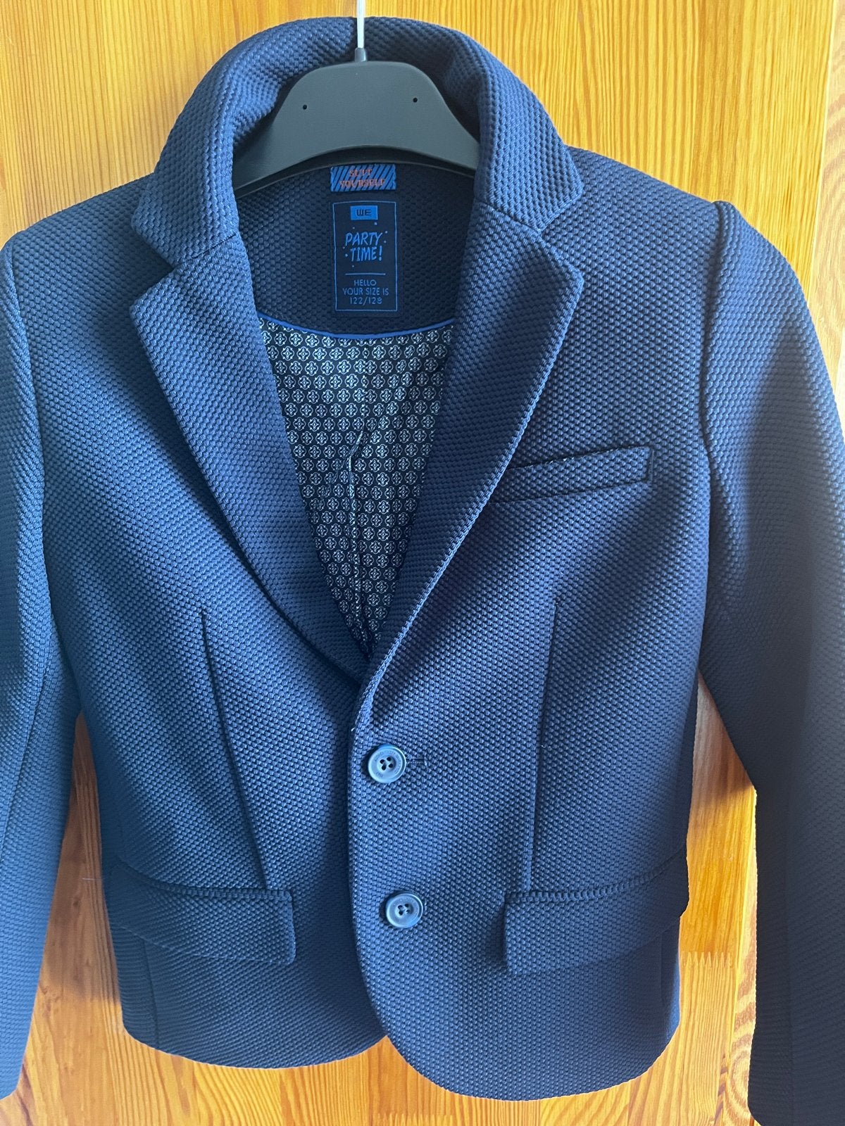 Nette blazer voor jongens, maat 122/128, van WE, Ophalen, Zo goed als nieuw, Jongen, Jas