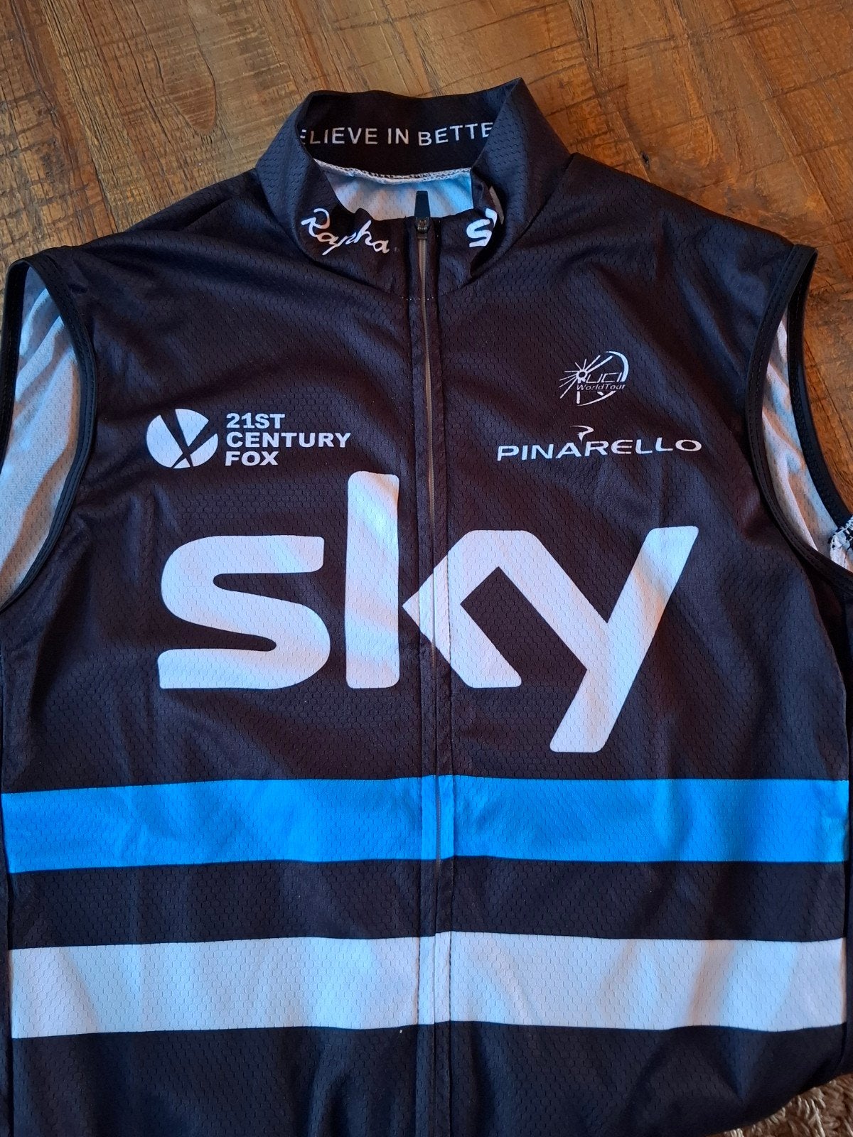 Rapha Team SKY wielertrui wielershirt maat M, Ophalen of Verzenden, Zo goed als nieuw, Kleding