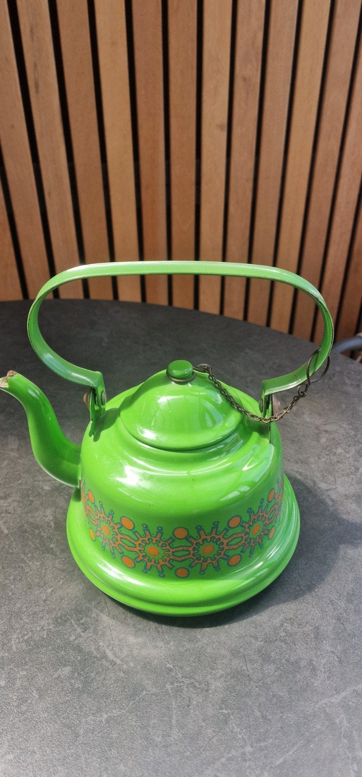 Retro fluitketel, Ophalen
