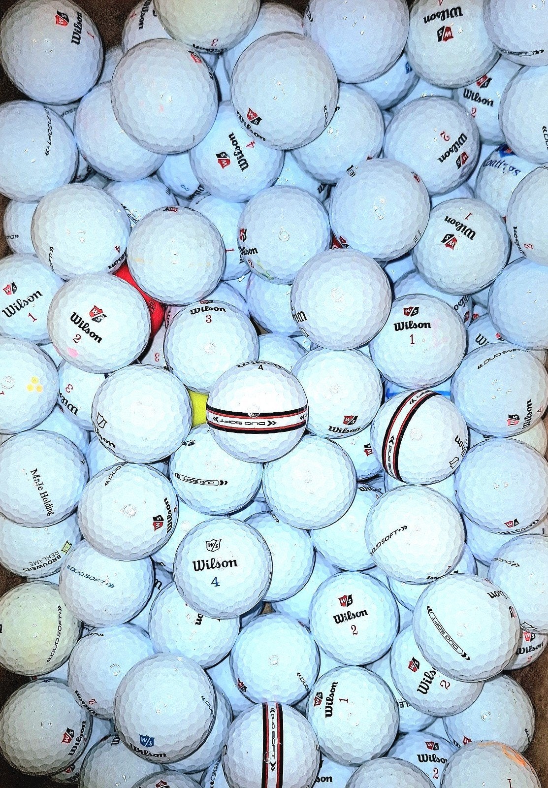 50 Wilson Staff Duo Soft golfballen AAAA, Ophalen of Verzenden, Bal(len)