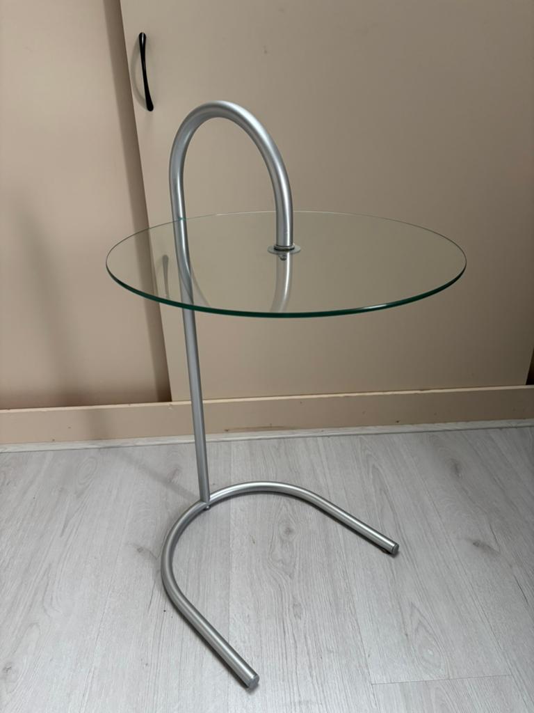 Ikea vintage RY bijzettafeltje, Huis en Inrichting, Tafels | Bijzettafels, Ophalen, Minder dan 55 cm, Metaal of Aluminium, Rond