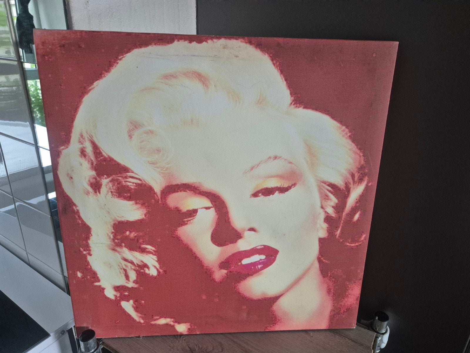 Marilyn Monroe foto op doek, Ophalen, 50 – 75, Gebruikt, Foto of Poster