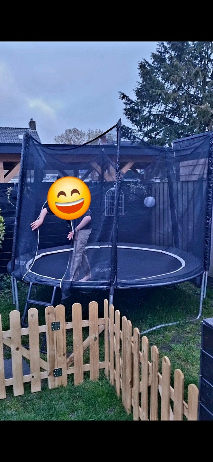 Salta Trampoline 305cm met veiligheidsnet, Kinderen en Baby's, Speelgoed | Buiten | Trampolines, Ophalen, Zo goed als nieuw