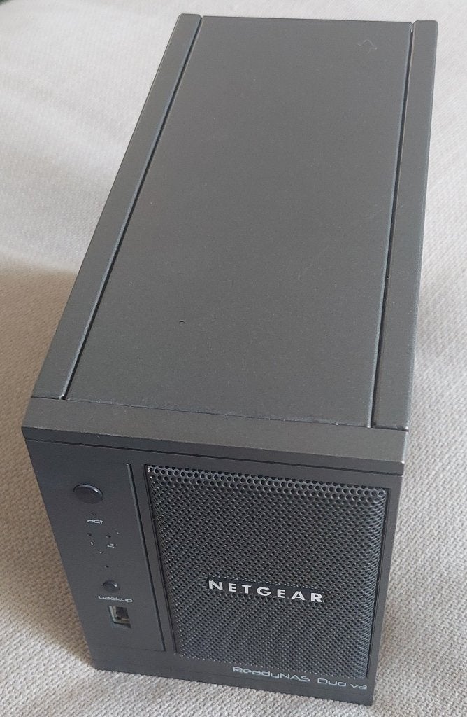 netgear readynas duo v2 disk en tray loos, Computers en Software, NAS, Ophalen of Verzenden, Gebruikt