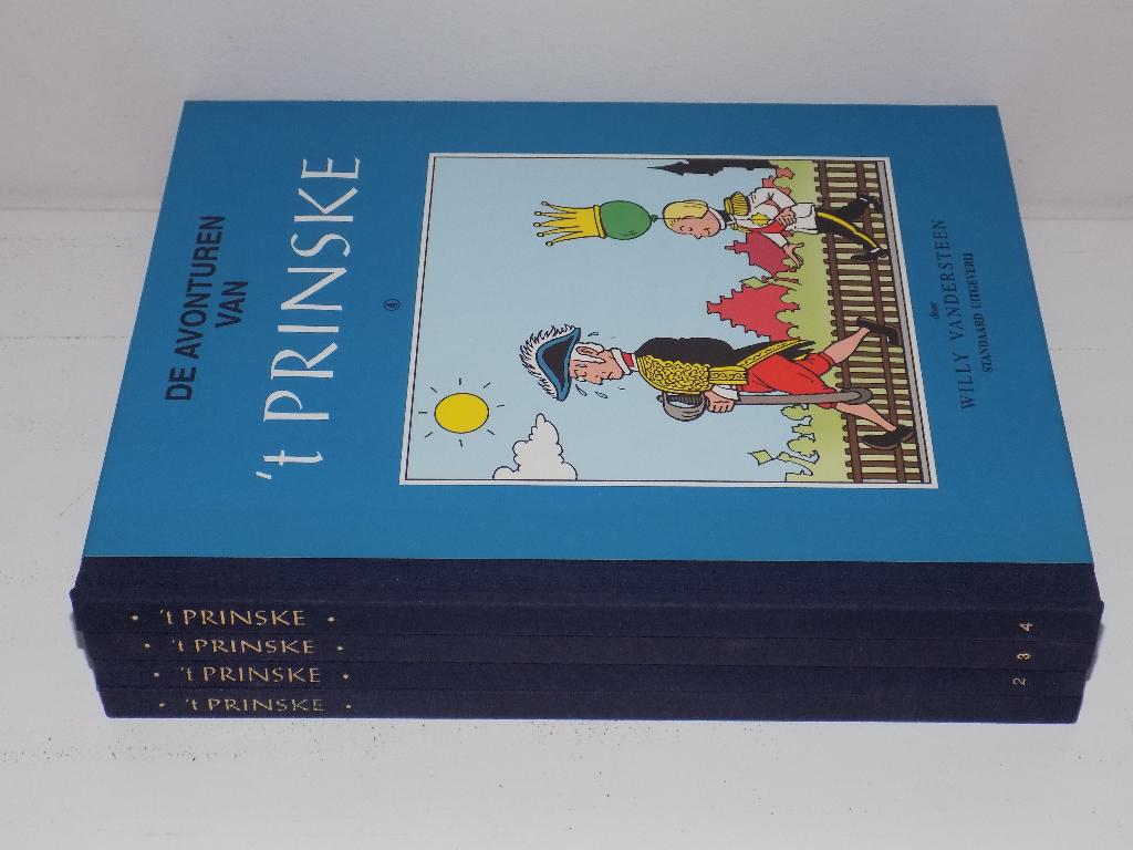 't Prinske ~ Complete serie HC's 1 t/m 4 [Klassiek Blauw], Eén stripboek, Ophalen of Verzenden, Zo goed als nieuw, Willy Vandersteen