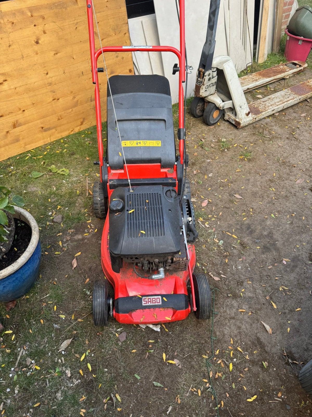 te koop sabo grasmaaier, Tuin en Terras, Grasmaaiers, Ophalen, Zo goed als nieuw
