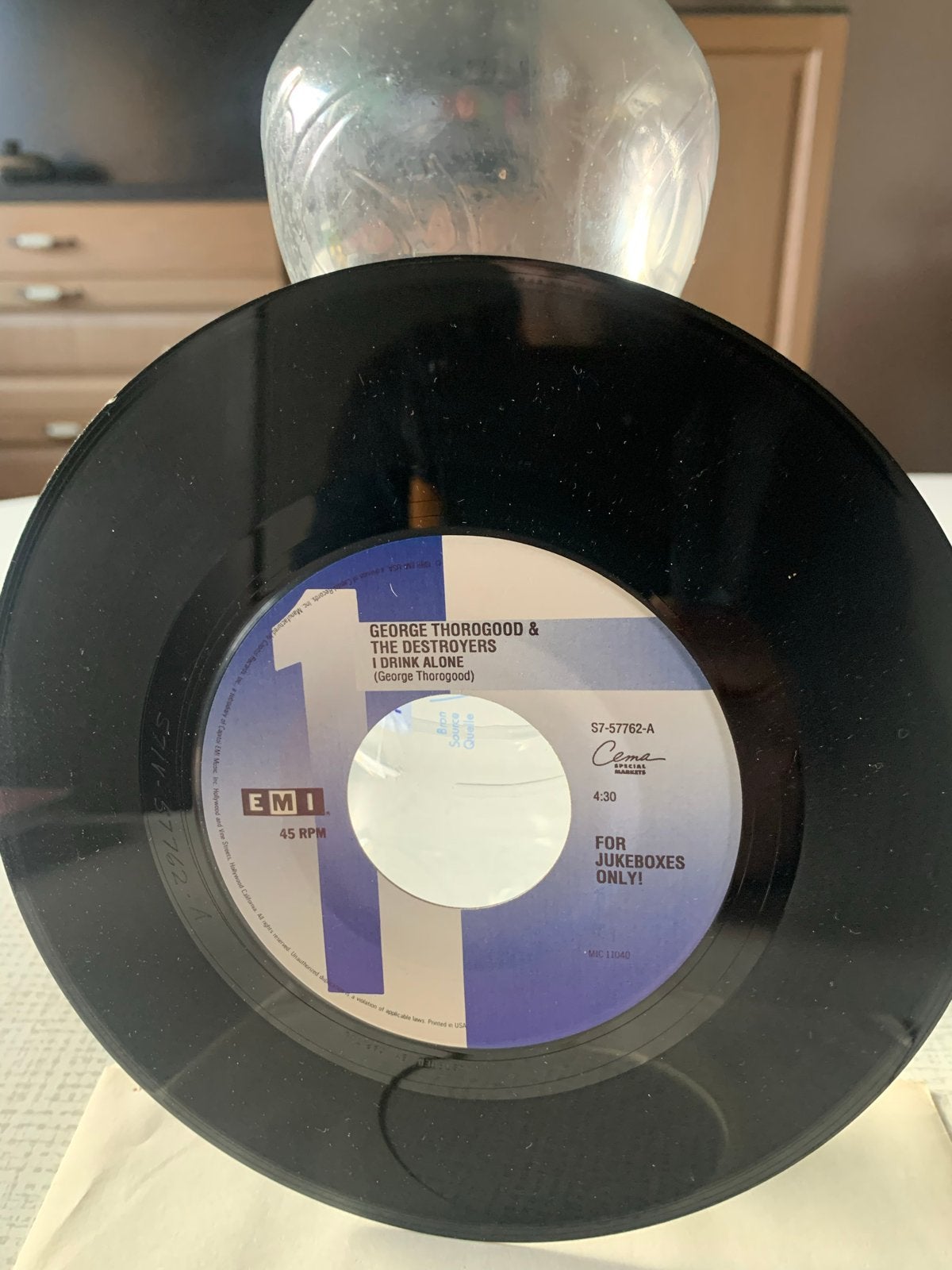 George Thorogood & The Destroyers - Bad to the Bone 7 inch, Gebruikt, 7 inch, Ophalen of Verzenden, EP