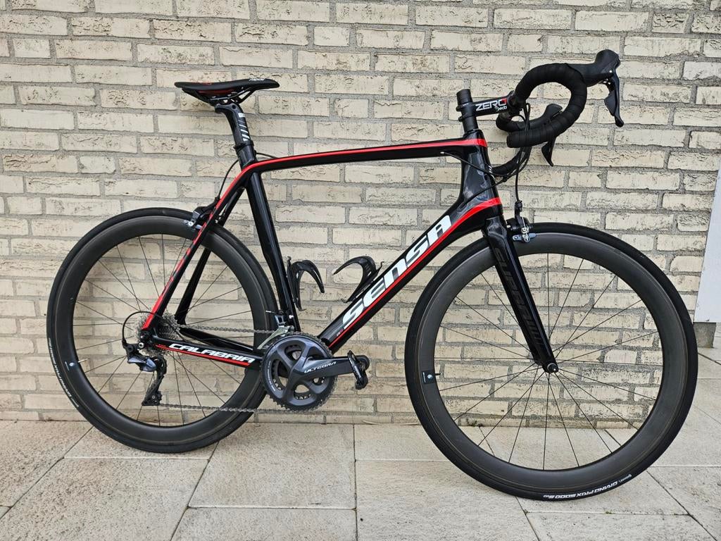 Sensa Calabria full carbon racefiets. Carbon wielset, Fietsen en Brommers, Fietsen | Racefietsen, Zo goed als nieuw, Overige merken