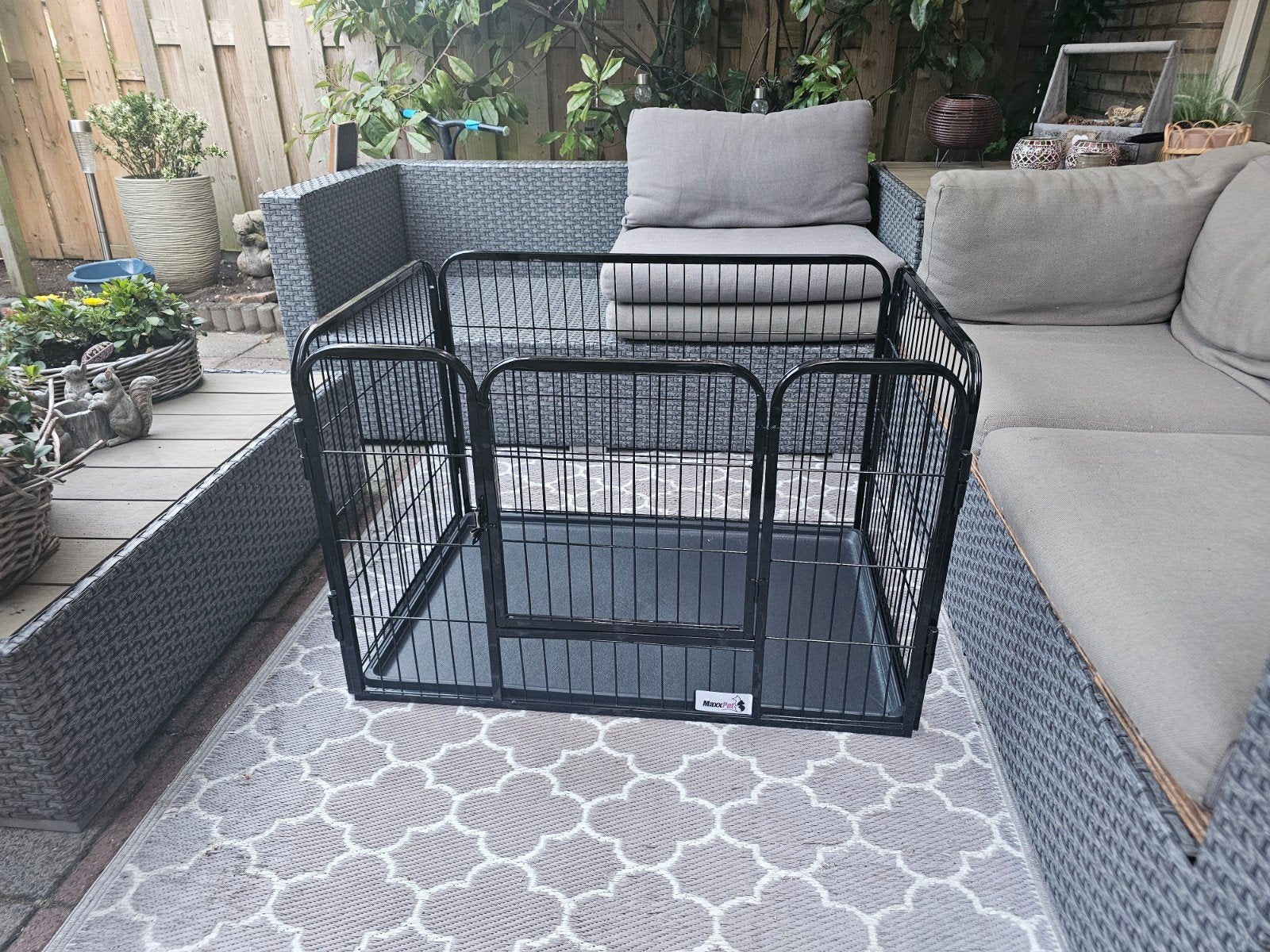 Mooie, als nieuwe, hondenbench, Dieren en Toebehoren, Hondenhokken, Ophalen of Verzenden, Zo goed als nieuw, Minder dan 65 cm