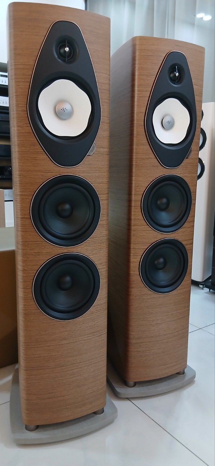Sonus Faber Sonetto 5 G2, Stereo speakers, Nieuw, Basreflex, Ophalen