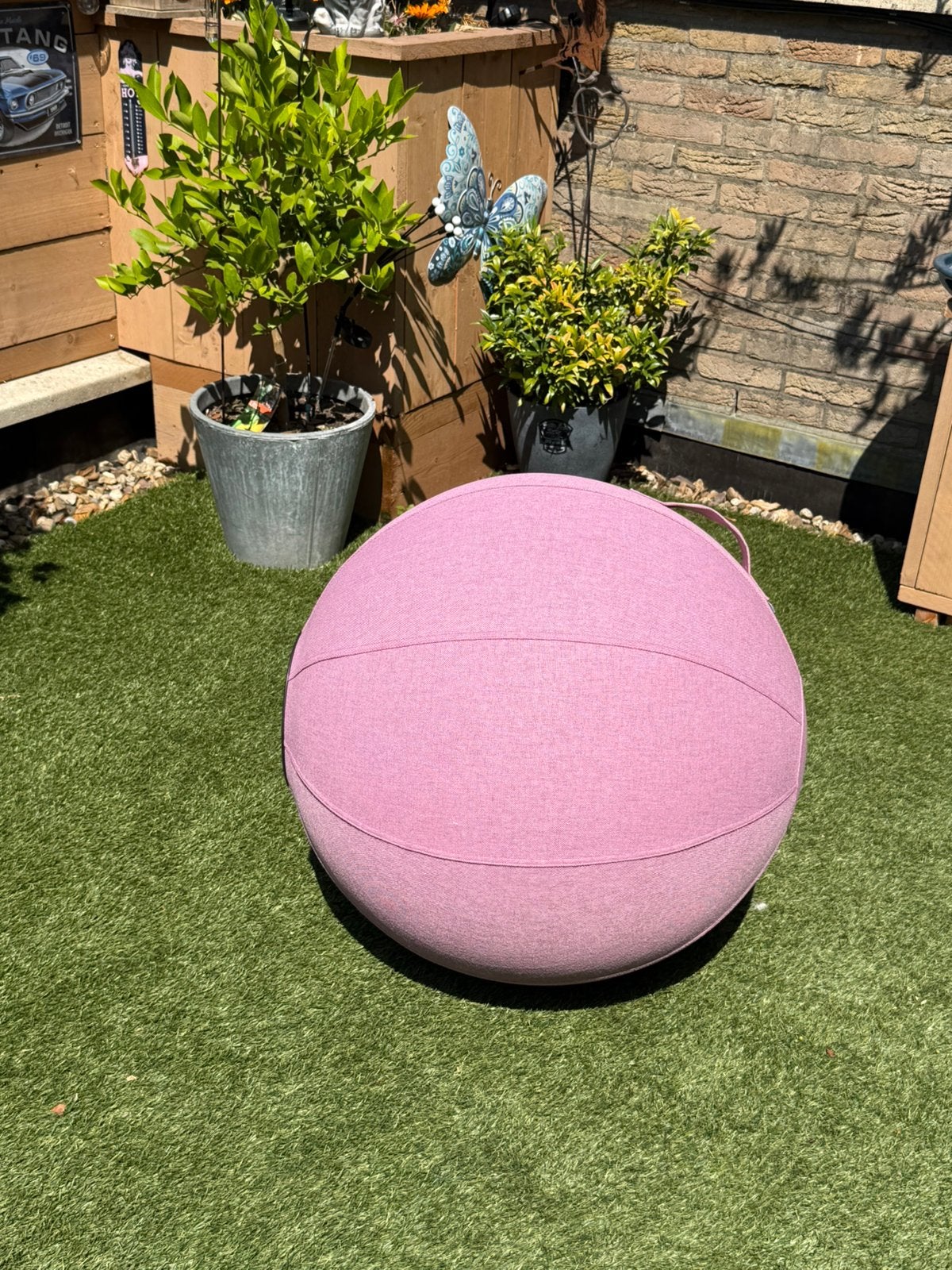 Dynaseat ergonomische zitbal voor kantoor en thuis., Ophalen, Balstoel, Zo goed als nieuw, Roze