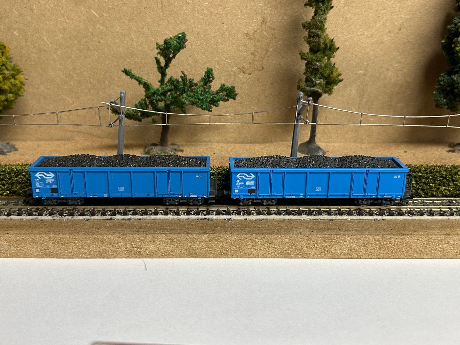 Roco 25166 NS Kolenwagen Set (2 stuks), Gelijkstroom, Wagon, Ophalen of Verzenden, Roco