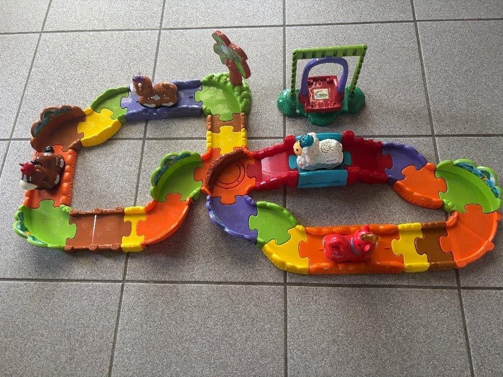 V-tech Zoef Zoef Dieren Avonturenpaden, met 4 dieren, Kinderen en Baby's, Ophalen of Verzenden, Zo goed als nieuw, 6 maanden tot 2 jaar
