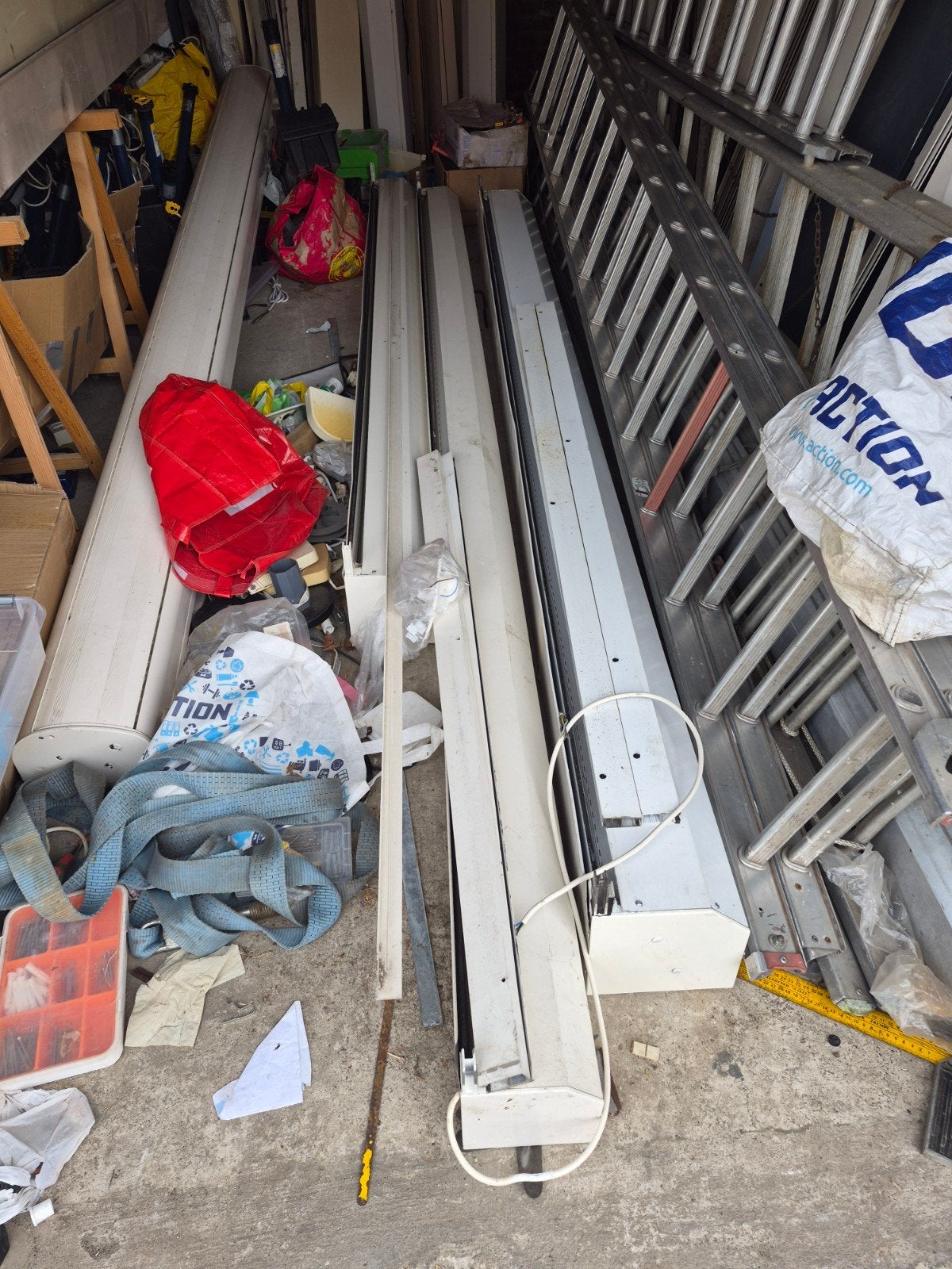 Elektrisch rolluik 347x152 cm, rechts, ophaalklaar, Doe-het-zelf en Verbouw, Rolluiken, Ophalen