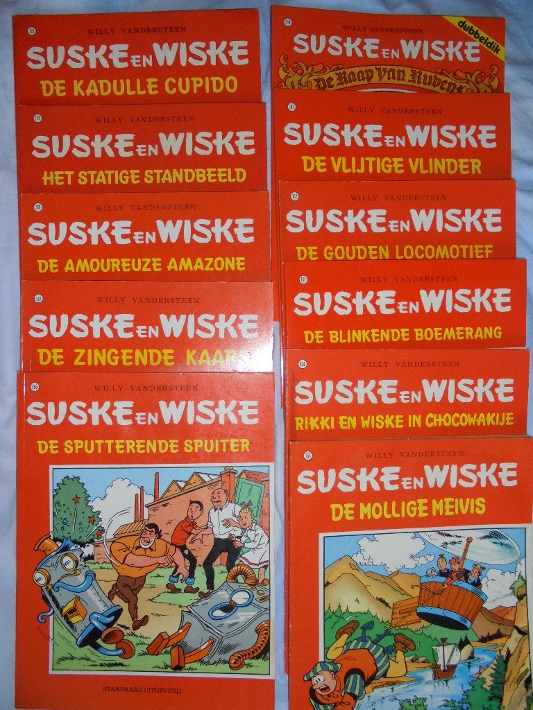 partij Suske en wiske stripboeken zo´n 65stuks, Meerdere stripboeken, Ophalen, Gelezen, Willy Vandersteen