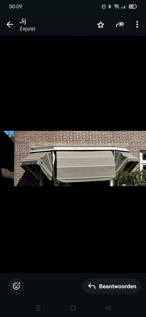 Gratis markiezen erker, Ophalen of Verzenden, Knikarmscherm