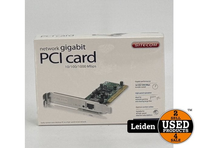 Sitecom LN-027 Gigabit PCI Express Ethernet adapter (NIEUW), Computers en Software, Sitecom, Nieuw, https://www.sitecom.com/nl-nl/contact