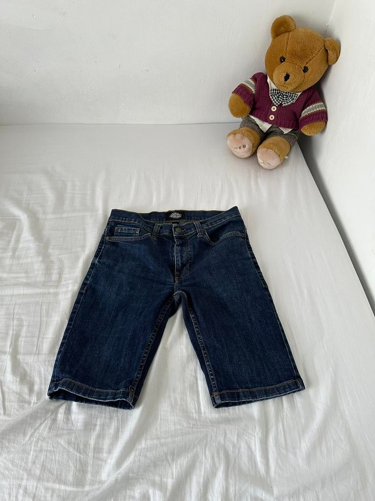 Mooie Dickies jeans shorts, Ophalen of Verzenden, Zo goed als nieuw, Blauw, W32 (confectie 46) of kleiner