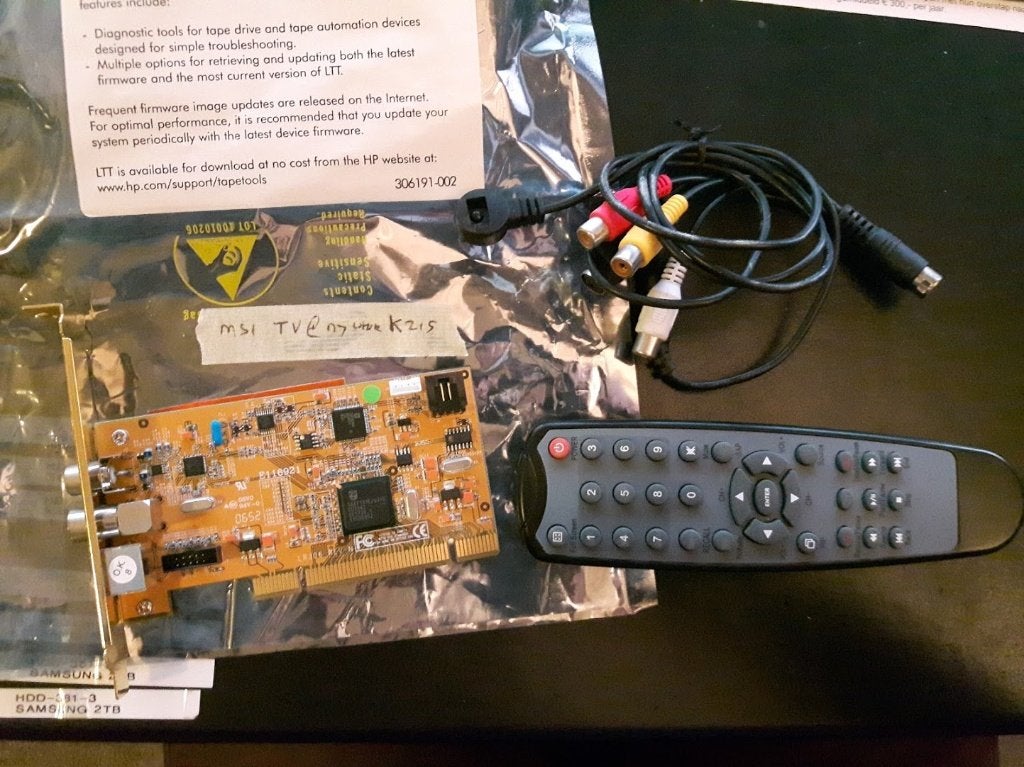 MSI TV@nywhere A/D V1.1 TV Tuner [K215] 12-6, Computers en Software, Capture cards, Ophalen of Verzenden, Gebruikt