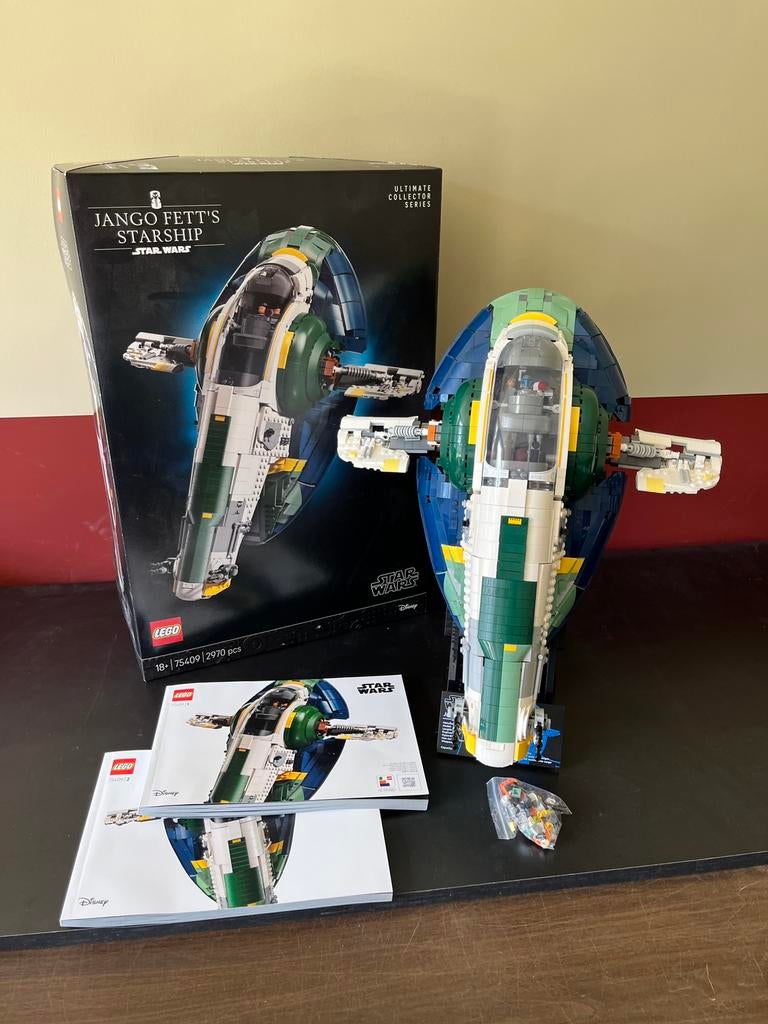 Lego Star Wars UCS 75409 Jango Fett’s Starship, Ophalen, Zo goed als nieuw, Complete set, Lego