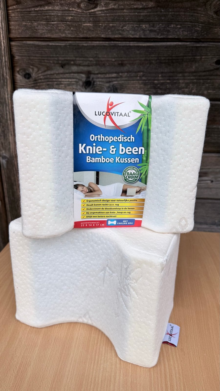 Lucovitaal Orthopedisch Knie- & Been Bamboe Kussen, Sport en Fitness, Gezondheidsproducten en Wellness, Ophalen of Verzenden, Nieuw