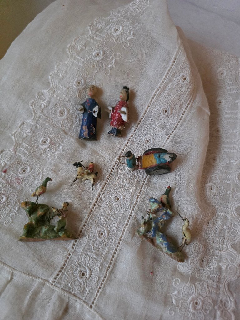 Lotje kleine japanse miniaturen, Ophalen of Verzenden, Gebruikt, Pop