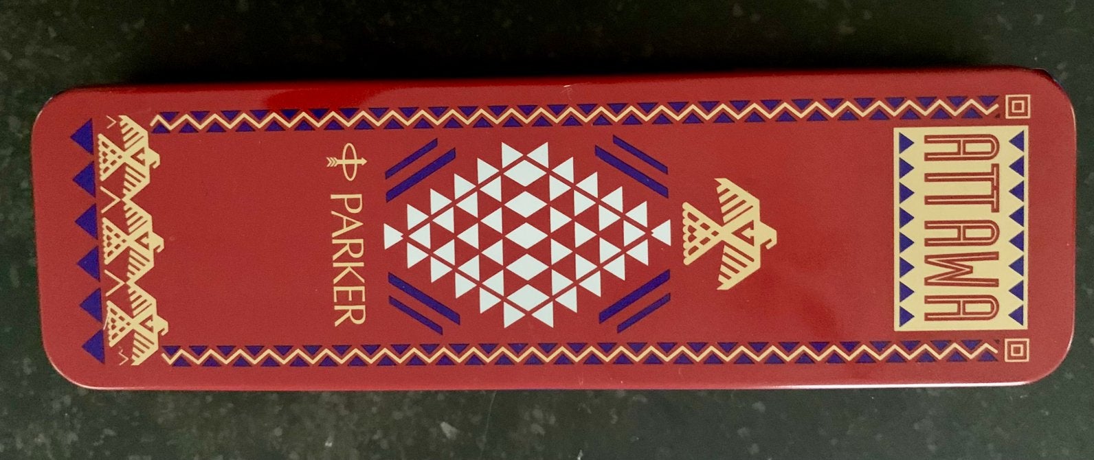 Pennenblikje Attawa. Parker., Ophalen of Verzenden, Zo goed als nieuw, Parker