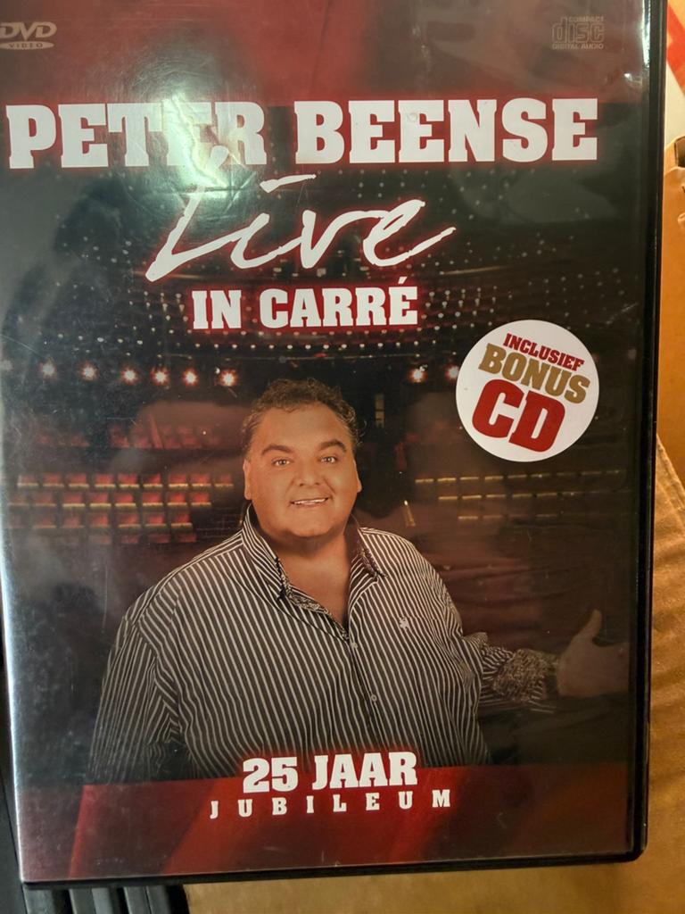 Dvd met cd box peter beense live in carre, Ophalen of Verzenden, Zo goed als nieuw, Levenslied of Smartlap