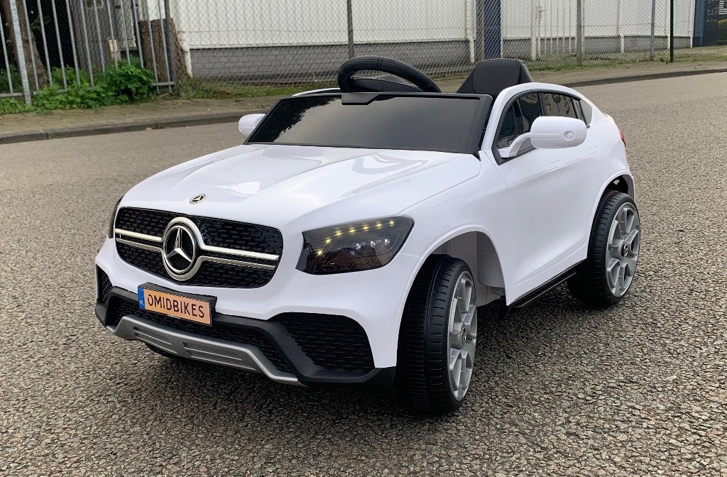 Mercedes GLC Coupe 12v roze RC - Leder zit - Rubberband, Nieuw