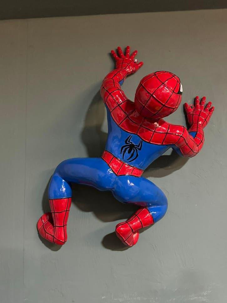 Klimmend Spiderman Beeld Muur Decoratie, Ophalen, Gebruikt, Fantasy