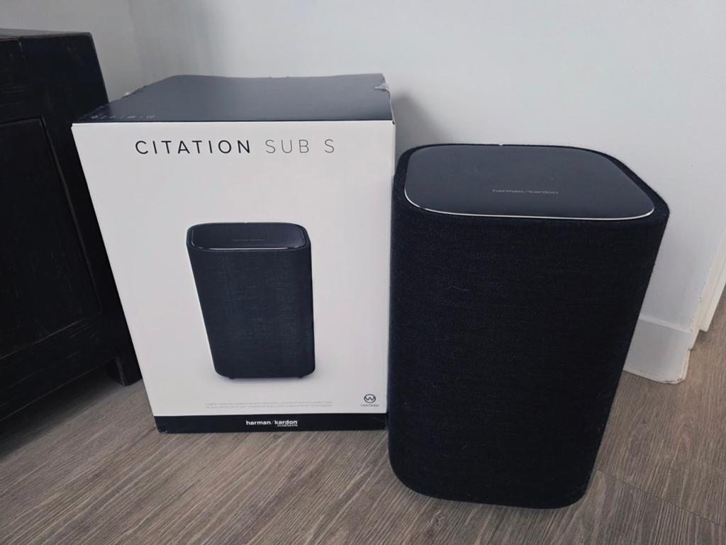Harman Kardon Citation Sub S Subwoofer | Compleet |, Audio, Tv en Foto, Luidsprekers, Ophalen of Verzenden, 120 watt of meer, Subwoofer