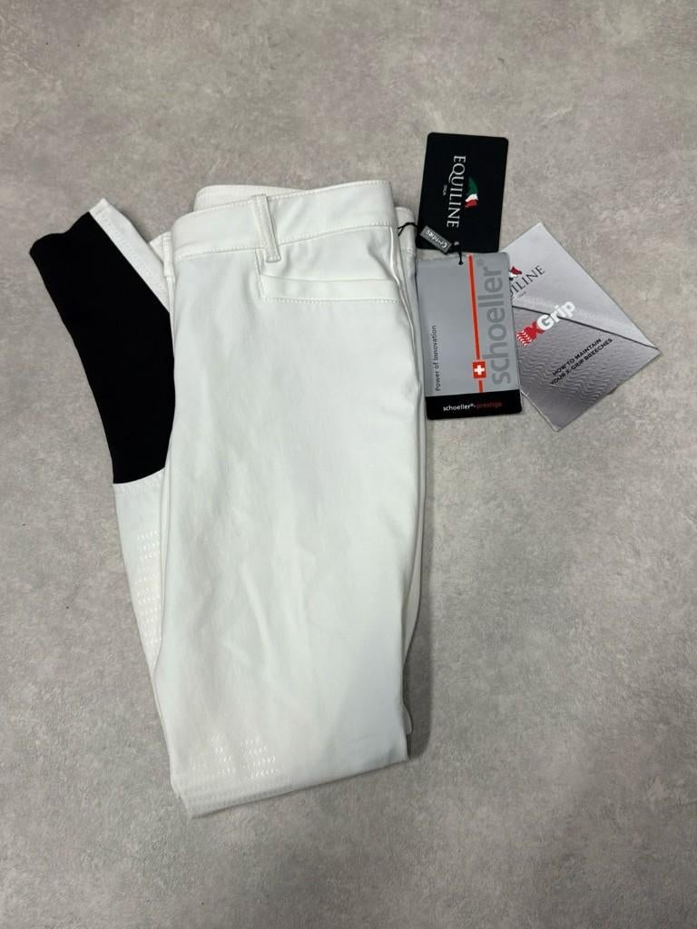 Equiline rijbroek wit kniegrip 40, Dieren en Toebehoren, Paardrijkleding, Dressuur, Nieuw, Dames, Onderkleding