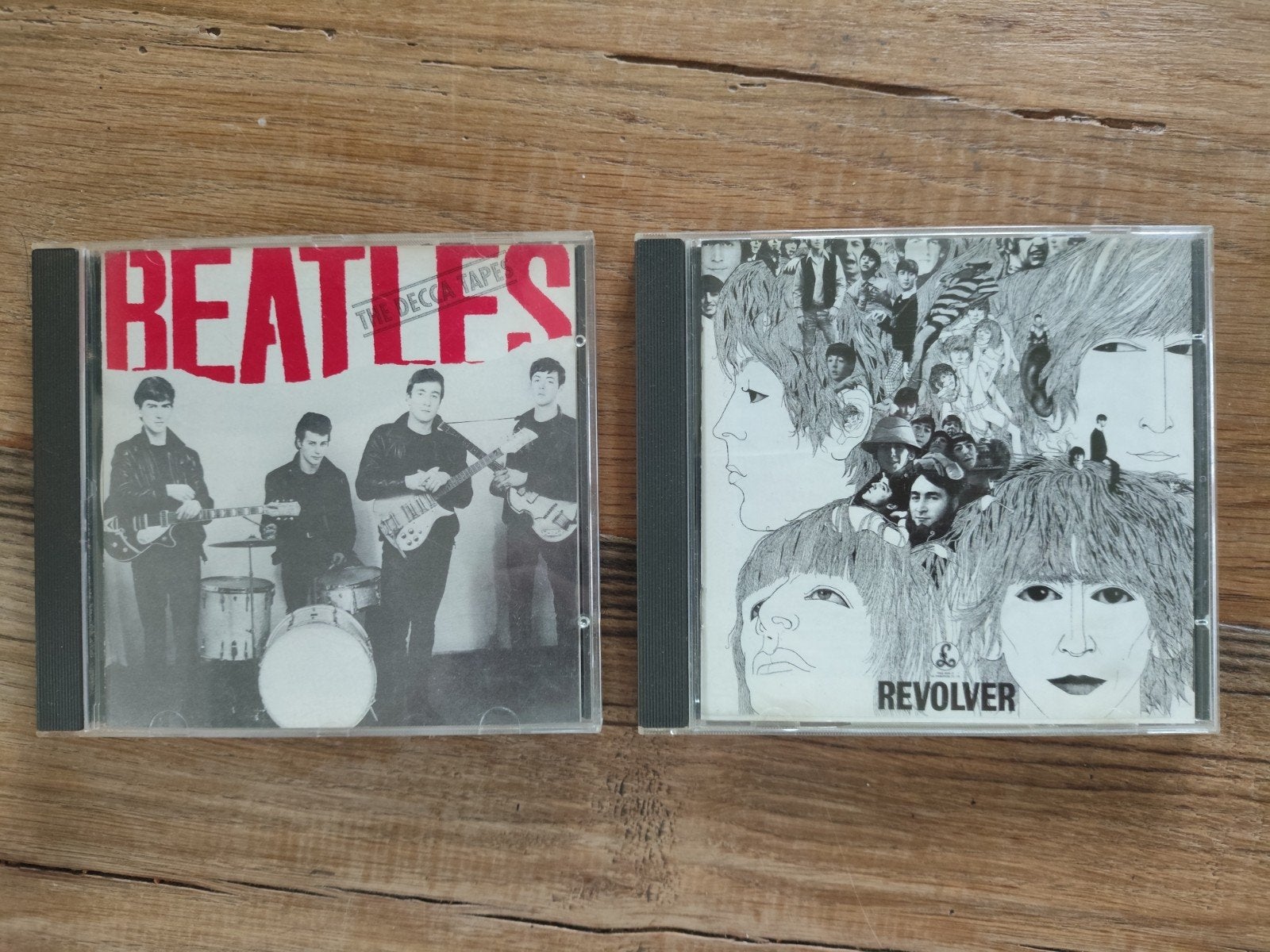 The Beatles CD's: The Decca Tapes & Revolver, Cd's en Dvd's, Gebruikt, Pop, Ophalen of Verzenden, Inclusief doosje