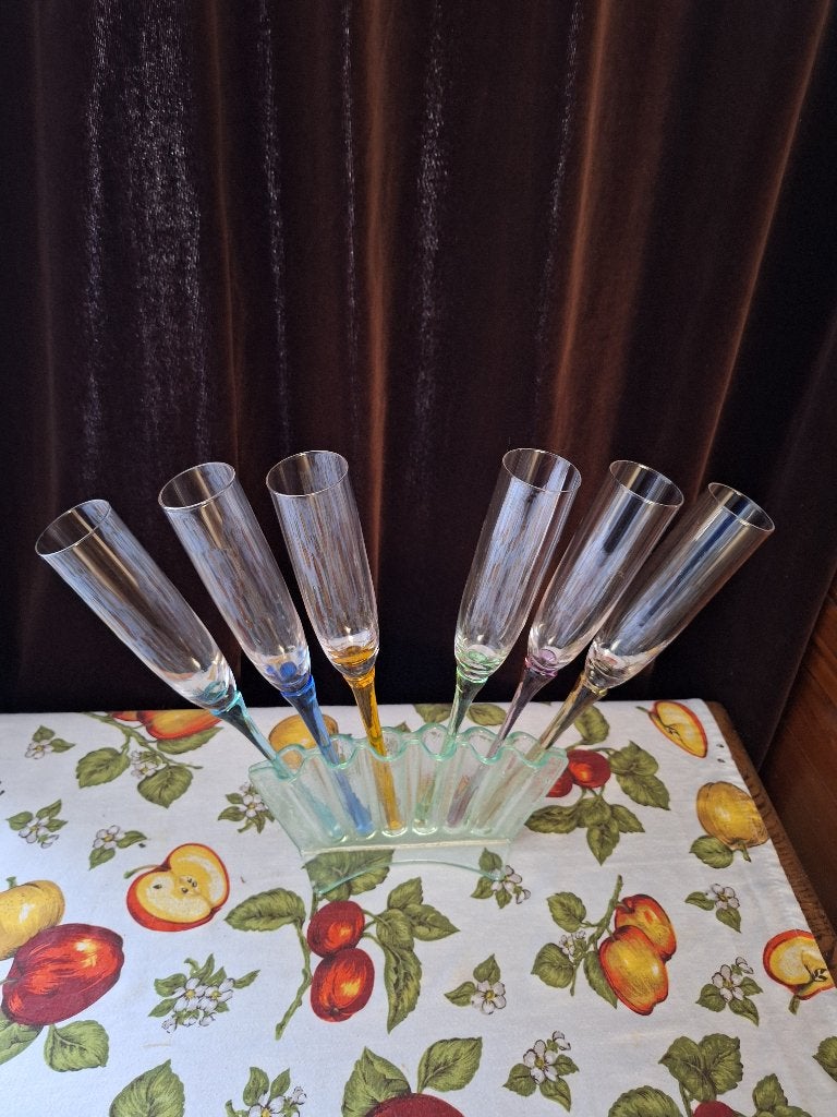 Set prachtige champagne flutes, Ophalen, Zo goed als nieuw, Overige typen