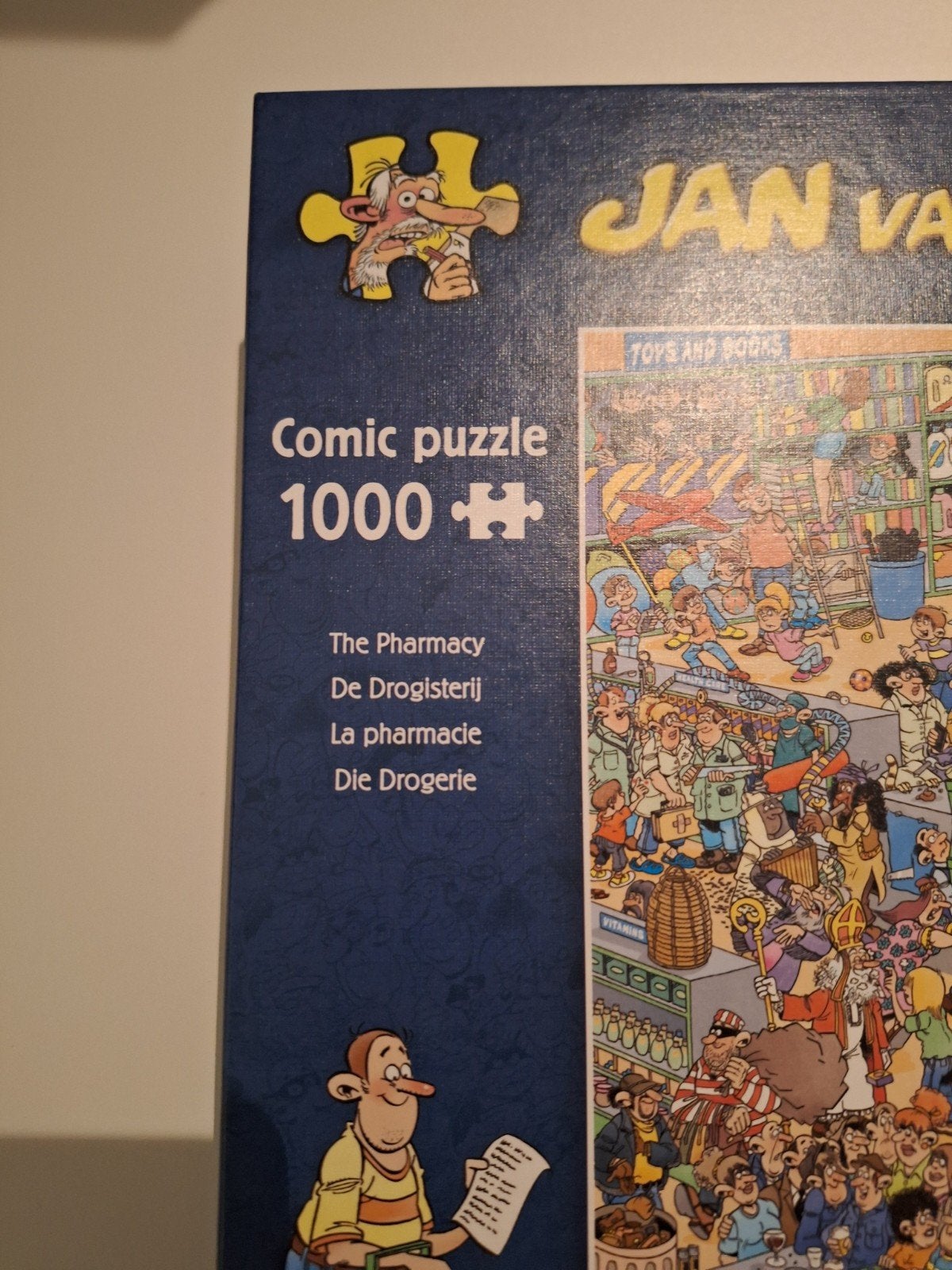Jan van Haasteren De Drogisterij 1000 stukjes, Ophalen, Meer dan 50 stukjes, Zo goed als nieuw, 6 jaar of ouder