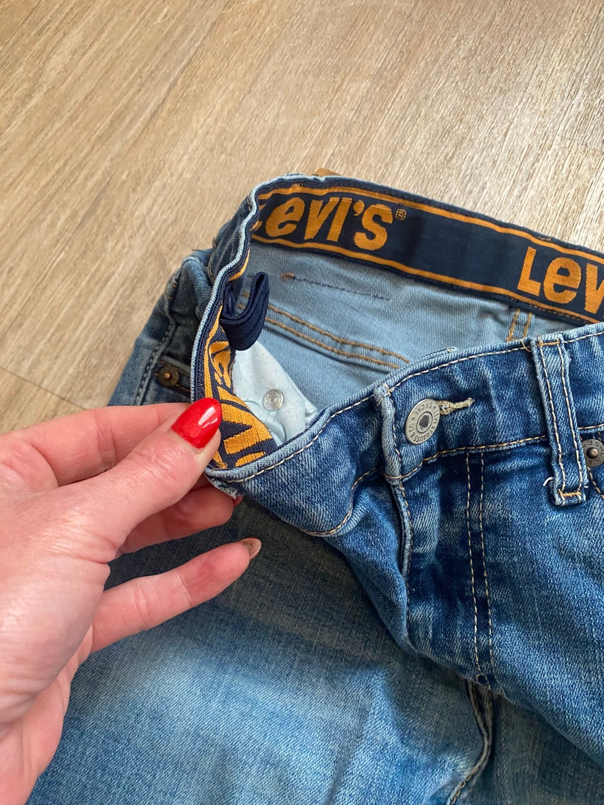 Mooie levi’s broek 510 maat 164 unisex, Ophalen of Verzenden, Zo goed als nieuw, Meisje