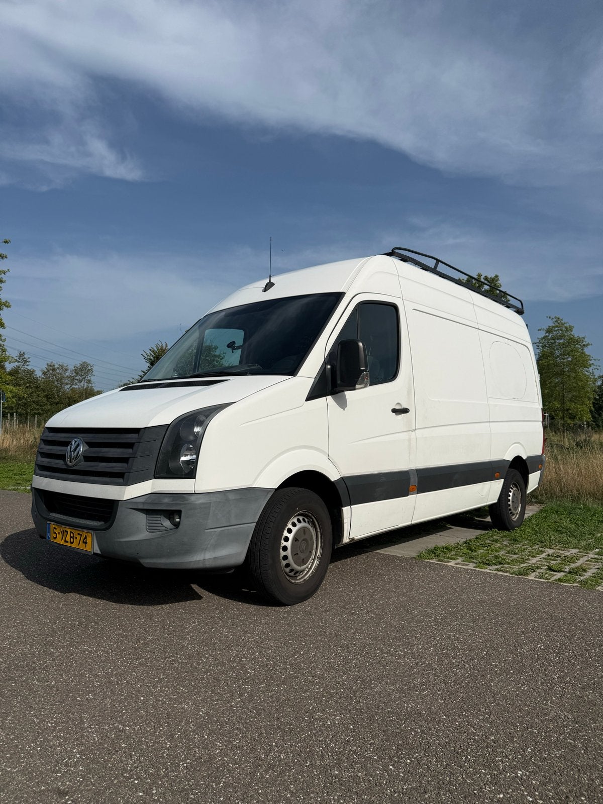 Volkswagen Crafter 30 136pk TDI Pudc L2h1 366/3000 (euro V), Auto's, Bestelauto's, Euro 5, Zwart, 4 cilinders, Volkswagen